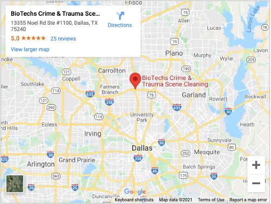 Suicide Cleanup Company Dallas